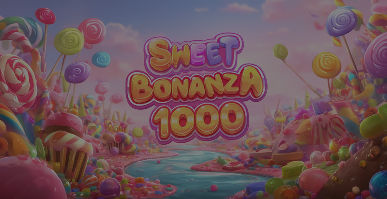 Technical view of Sweet Bonanza 1000 demo interface showing bet panel and reels